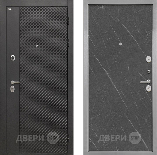 Дверь Интекрон (INTECRON) Олимпия Black 4К Гладкая Гранит лава оникс в Луховицах