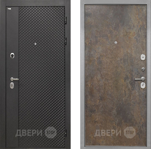 Дверь Интекрон (INTECRON) Олимпия Black 4К Гладкая Гранж в Луховицах