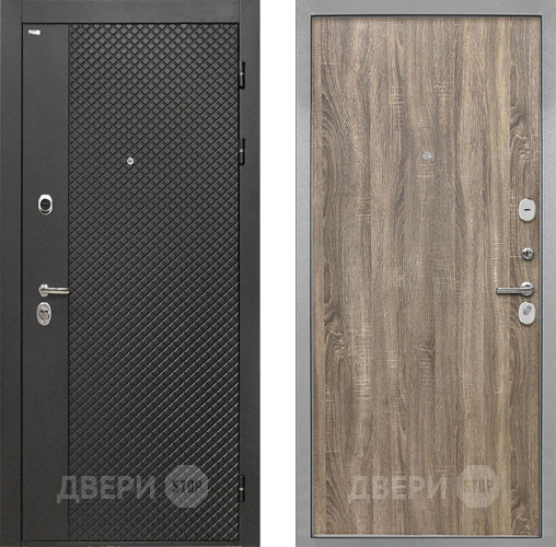 Дверь Интекрон (INTECRON) Олимпия Black 4К Гладкая Дуб турин в Луховицах