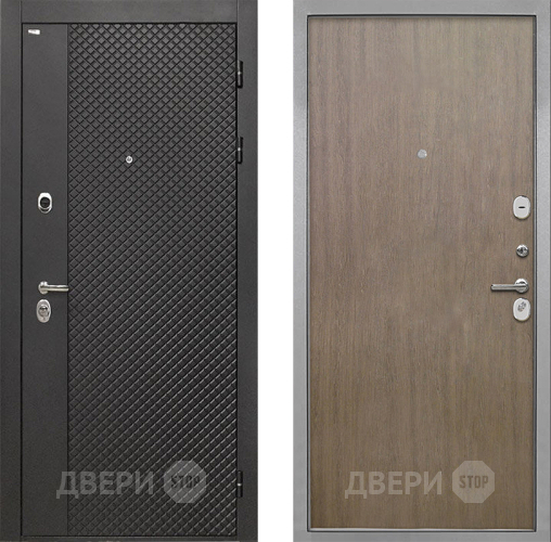 Дверь Интекрон (INTECRON) Олимпия Black 4К Гладкая шпон Венге коричневый в Луховицах