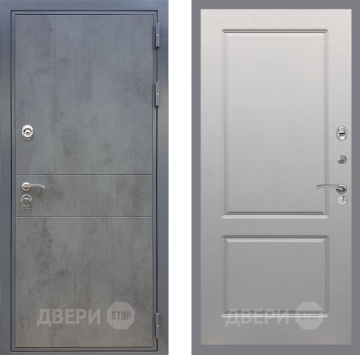 Входная металлическая Дверь Рекс (REX) ФЛ-290 FL-117 Грей софт в Луховицах
