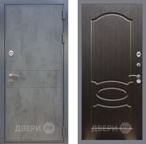 Входная металлическая Дверь Рекс (REX) ФЛ-290 FL-128 Венге светлый в Луховицах