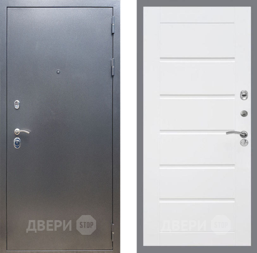 Входная металлическая Дверь Рекс (REX) 11 Сити Белый ясень в Луховицах