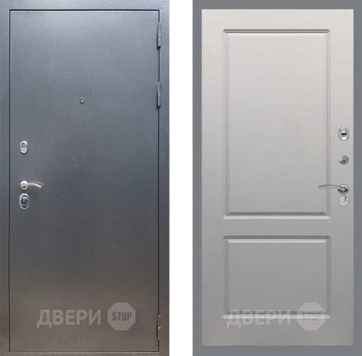Входная металлическая Дверь Рекс (REX) 11 FL-117 Грей софт в Луховицах