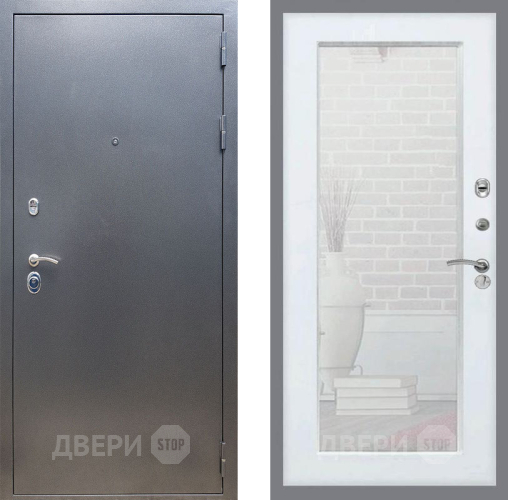 Дверь Рекс (REX) 11 Зеркало Пастораль Белый ясень в Луховицах