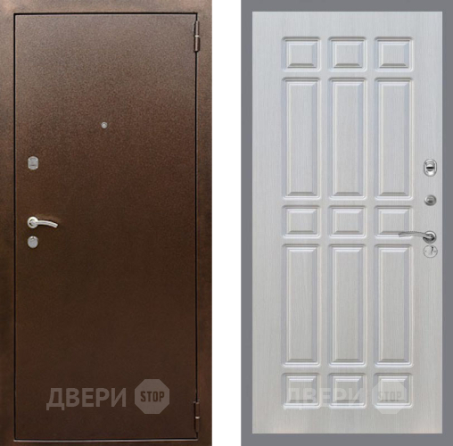 Дверь Рекс (REX) 1А Медный Антик FL-33 Лиственница беж в Луховицах