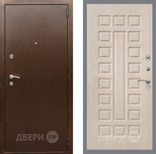 Дверь Рекс (REX) 1А Медный Антик FL-183 Беленый дуб в Луховицах