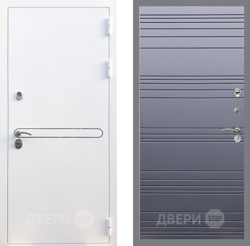 Дверь Рекс (REX) 27 Line Силк титан в Луховицах