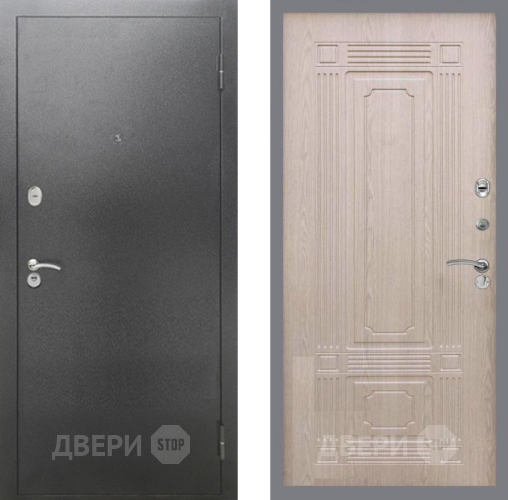Дверь Рекс (REX) 2А Серебро Антик FL-2 Беленый дуб в Луховицах