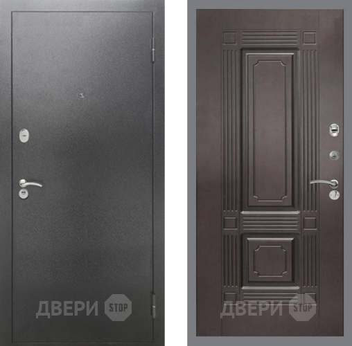 Дверь Рекс (REX) 2А Серебро Антик FL-2 Венге в Луховицах