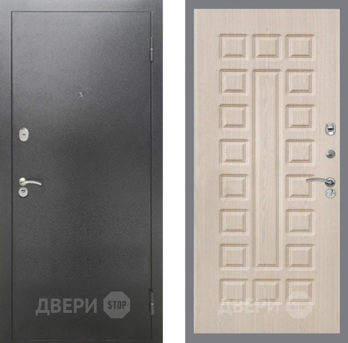 Дверь Рекс (REX) 2А Серебро Антик FL-183 Беленый дуб в Луховицах