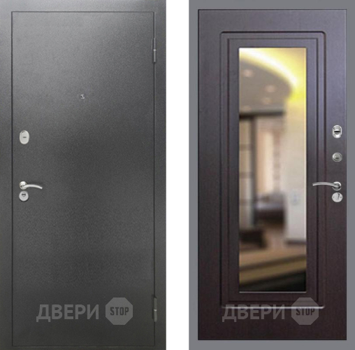 Дверь Рекс (REX) 2А Серебро Антик FLZ-120 Венге в Луховицах