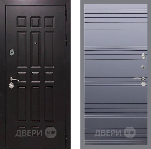 Входная металлическая Дверь Рекс (REX) 8 Line Силк титан в Луховицах