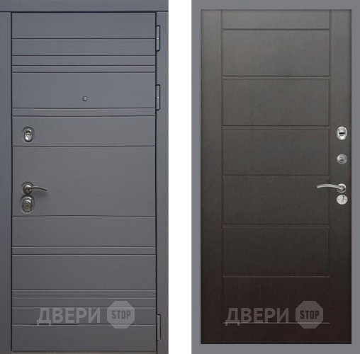 Дверь Рекс (REX) 14 силк титан Сити Венге в Луховицах