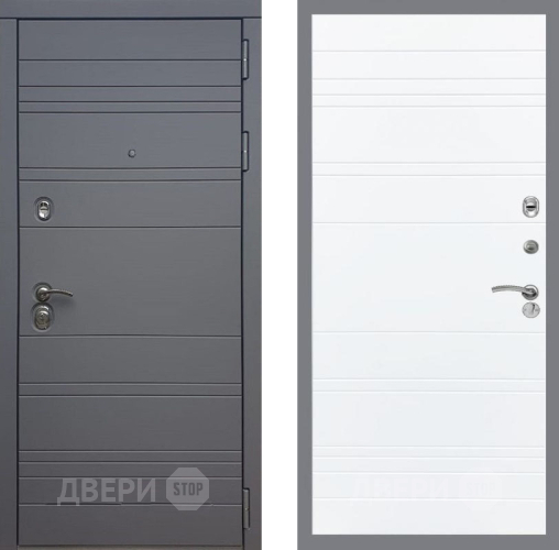 Дверь Рекс (REX) 14 силк титан Line Силк Сноу в Луховицах