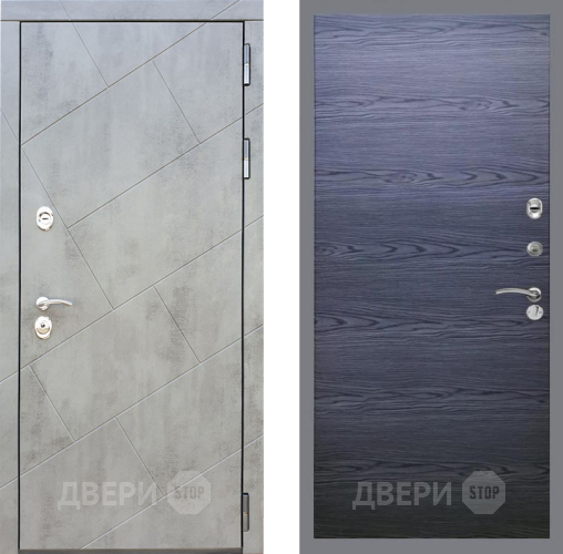 Дверь Рекс (REX) 22 GL Дуб тангенальный черный в Луховицах