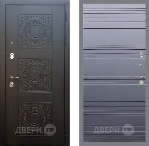 Входная металлическая Дверь Рекс (REX) 10 Line Силк титан в Луховицах