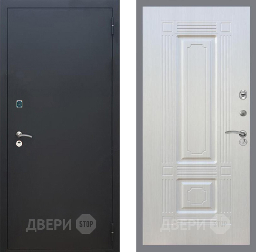 Дверь Рекс (REX) 1A Черный Муар FL-2 Лиственница беж в Луховицах