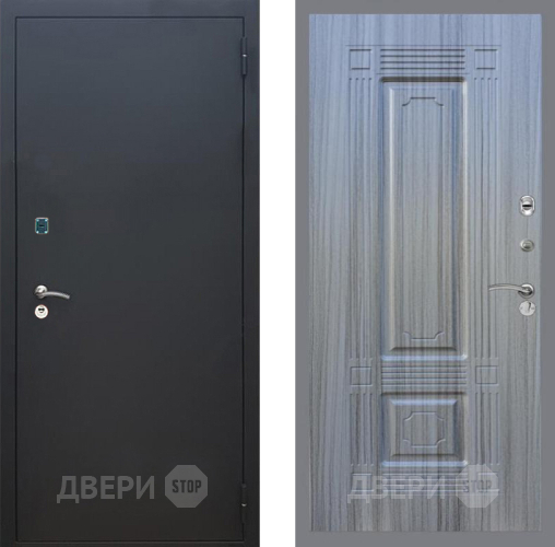 Дверь Рекс (REX) 1A Черный Муар FL-2 Сандал грей в Луховицах