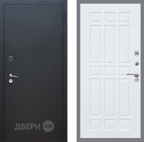 Дверь Рекс (REX) 1A Черный Муар FL-33 Силк Сноу в Луховицах