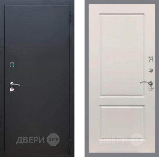 Входная металлическая Дверь Рекс (REX) 1A Черный Муар FL-117 Шампань в Луховицах