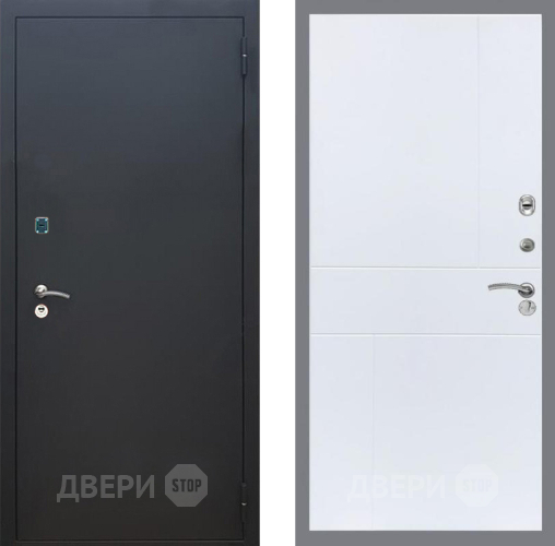 Дверь Рекс (REX) 1A Черный Муар FL-290 Силк Сноу в Луховицах