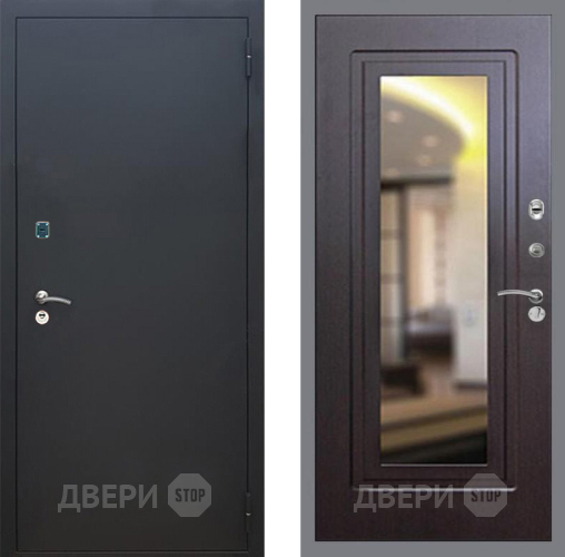 Дверь Рекс (REX) 1A Черный Муар FLZ-120 Венге в Луховицах
