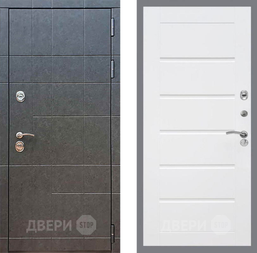 Входная металлическая Дверь Рекс (REX) 21 Сити Белый ясень в Луховицах