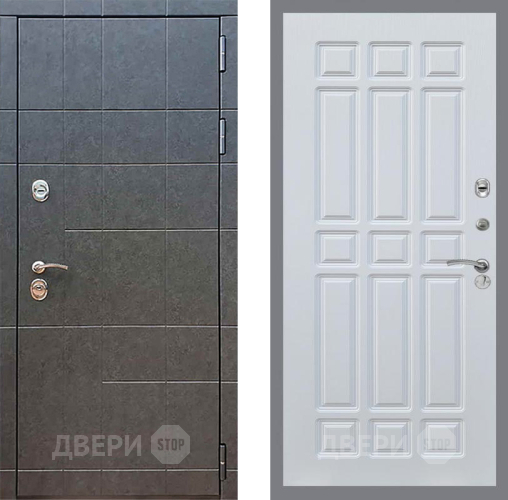 Входная металлическая Дверь Рекс (REX) 21 FL-33 Белый ясень в Луховицах