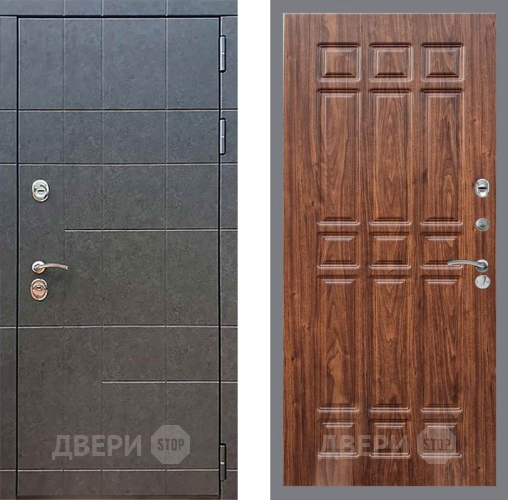 Входная металлическая Дверь Рекс (REX) 21 FL-33 орех тисненый в Луховицах