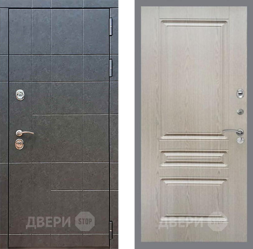 Входная металлическая Дверь Рекс (REX) 21 FL-243 Беленый дуб в Луховицах