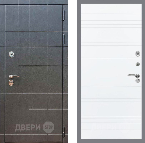 Дверь Рекс (REX) 21 Line Силк Сноу в Луховицах
