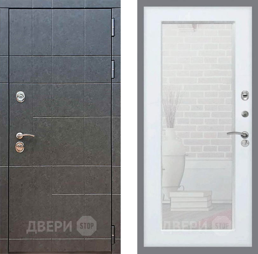 Дверь Рекс (REX) 21 Зеркало Пастораль Силк Сноу в Луховицах