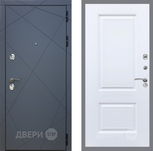 Дверь Рекс (REX) 13 Силк Титан Смальта Силк Сноу в Луховицах