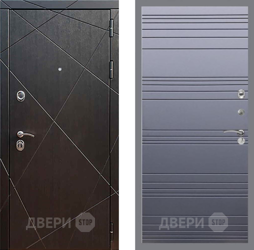 Дверь Рекс (REX) 13 Венге Line Силк титан в Луховицах
