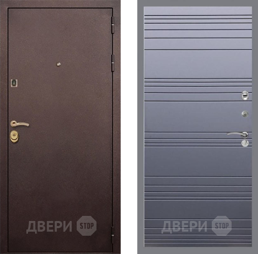 Дверь Рекс (REX) Лайт 3К Line Силк титан в Луховицах