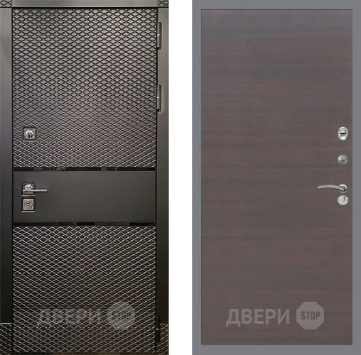 Дверь Рекс (REX) 15 Черный Кварц GL венге поперечный в Луховицах