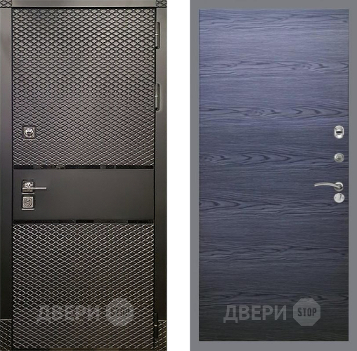 Дверь Рекс (REX) 15 Черный Кварц GL Дуб тангенальный черный в Луховицах