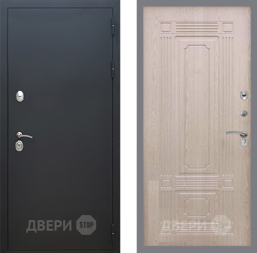 Дверь Рекс (REX) 5 Черный Муар FL-2 Беленый дуб в Луховицах