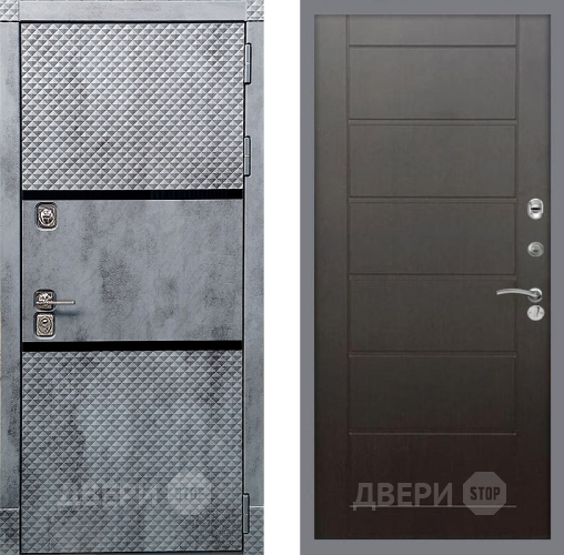 Дверь Рекс (REX) 15 Бетон Темный Сити Венге в Луховицах