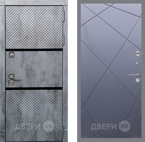 Дверь Рекс (REX) 15 Бетон Темный FL-291 Силк титан в Луховицах