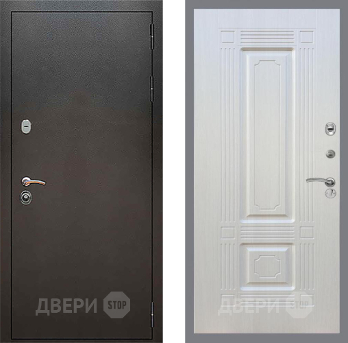 Дверь Рекс (REX) 5 Серебро Антик FL-2 Лиственница беж в Луховицах
