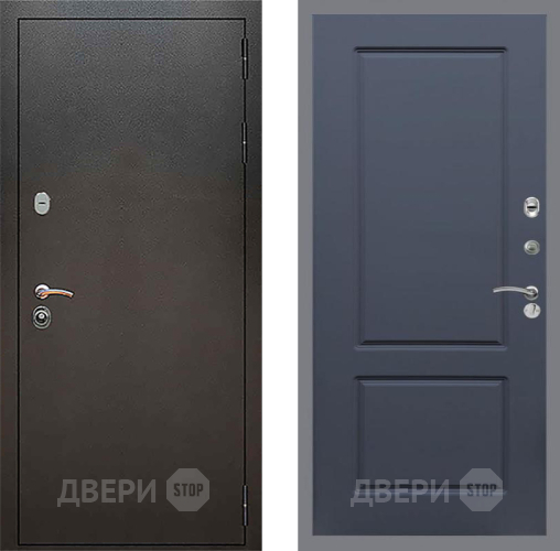 Дверь Рекс (REX) 5 Серебро Антик FL-117 Силк титан в Луховицах