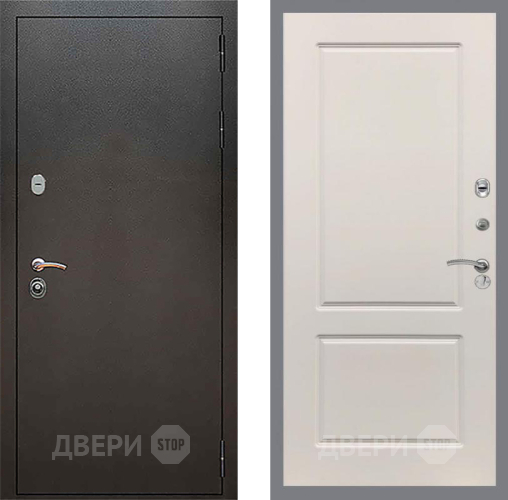Входная металлическая Дверь Рекс (REX) 5 Серебро Антик FL-117 Шампань в Луховицах