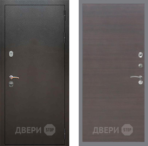 Входная металлическая Дверь Рекс (REX) 5 Серебро Антик GL венге поперечный в Луховицах