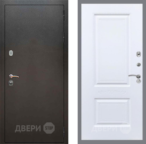 Дверь Рекс (REX) 5 Серебро Антик Смальта Силк Сноу в Луховицах