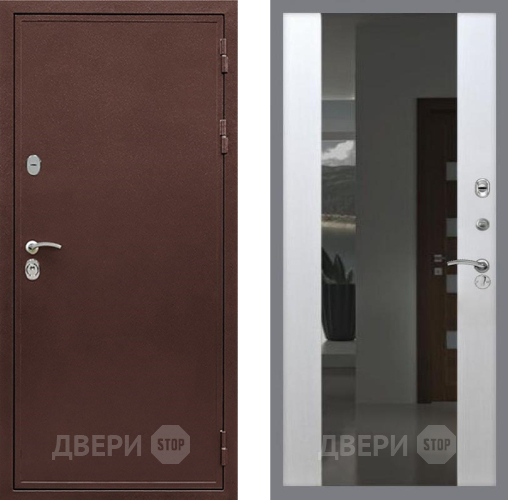 Дверь Рекс (REX) 5А СБ-16 с Зеркалом Лиственница беж в Луховицах