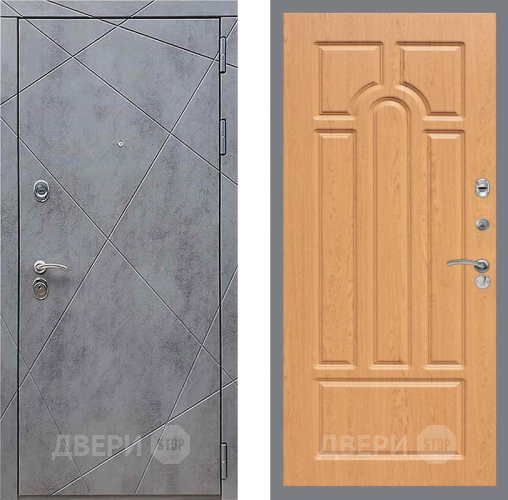 Дверь Рекс (REX) 13 Бетон Темный FL-58 Дуб в Луховицах