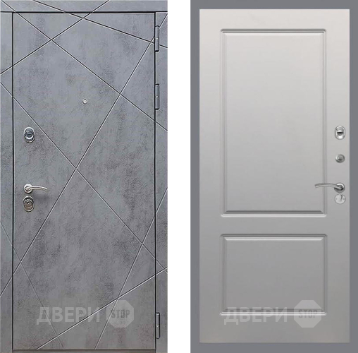 Входная металлическая Дверь Рекс (REX) 13 Бетон Темный FL-117 Грей софт в Луховицах
