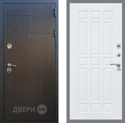 Входная металлическая Дверь Рекс (REX) Премиум-246 FL-33 Силк Сноу в Луховицах